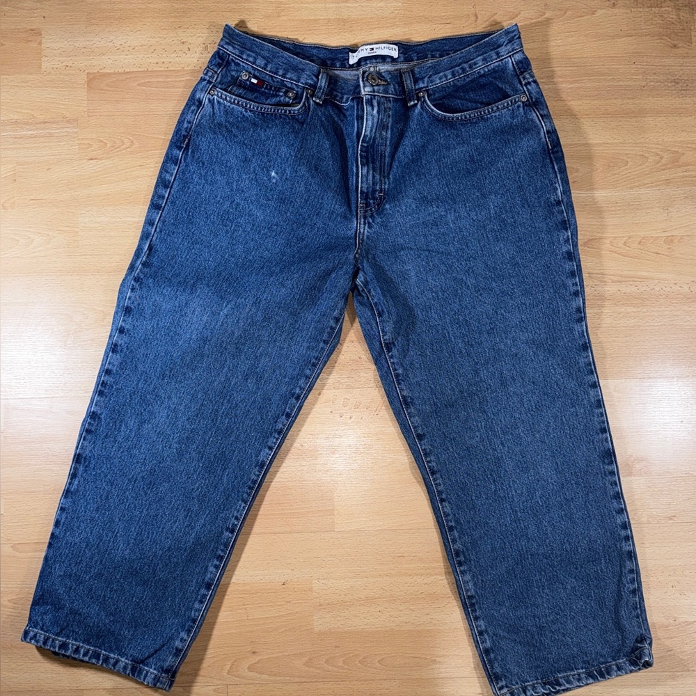 Tommy Hilfiger y2k Cropped Boyfriend Jeans